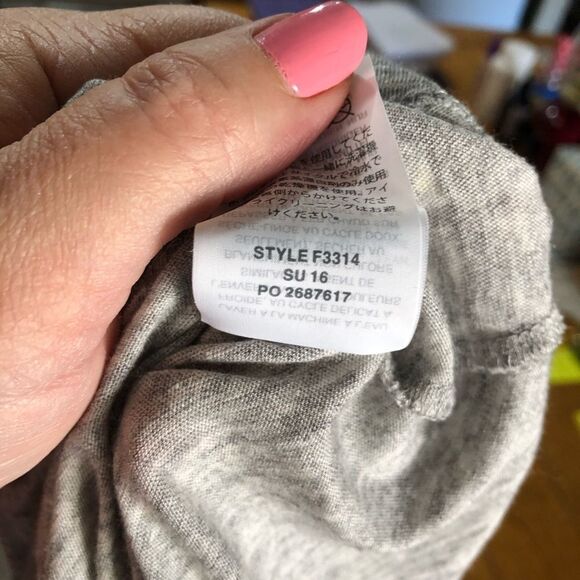 J Crew Scoop Neck Metallic Banana Heather Sleeveless Top Gray - XS - Picture 12 of 12